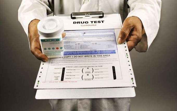 Holding Drug Test Application