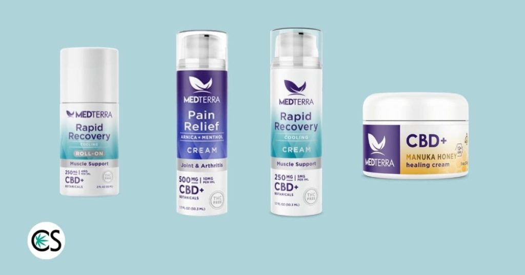 medterra cbd topicals and creams product line