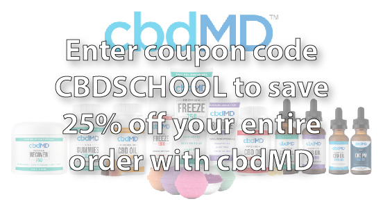 cbdMD discount banner