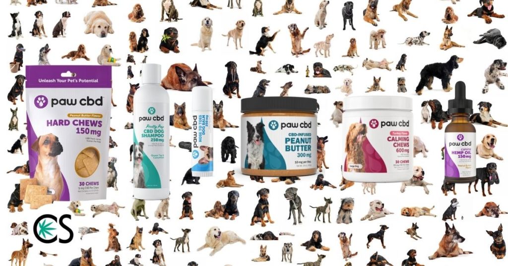 cbdMD group of pet products