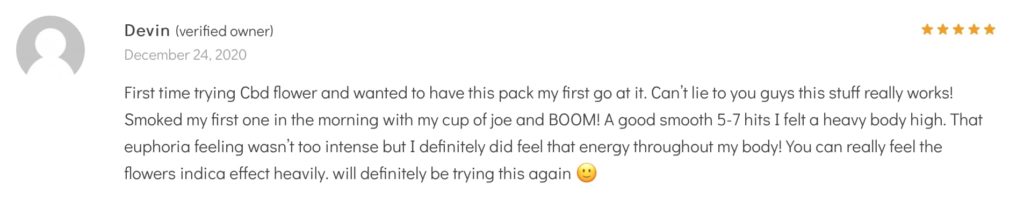 cheef botanicals pre roll customer review