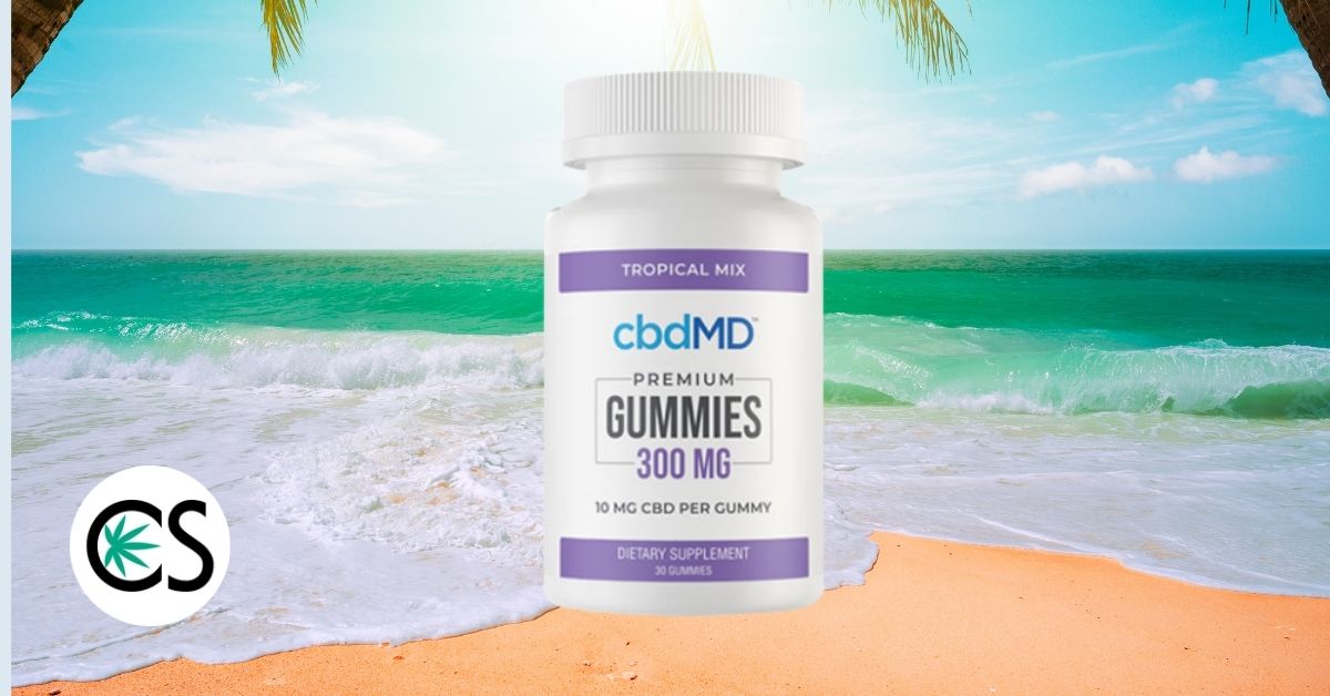 cbdMD tropical mix premium gummies